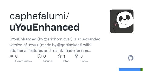 uyou+ enhanced|Releases · arichornlover/uYouEnhanced · GitHub.